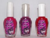 Esmalte estampa zebra pink e preto com foto